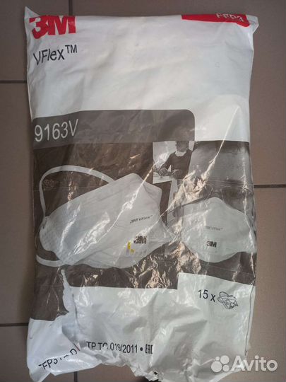 Респиратор от пыли с клапанов 3М