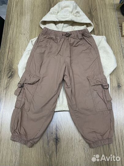 Next комплект зип худи + джоггеры 98р