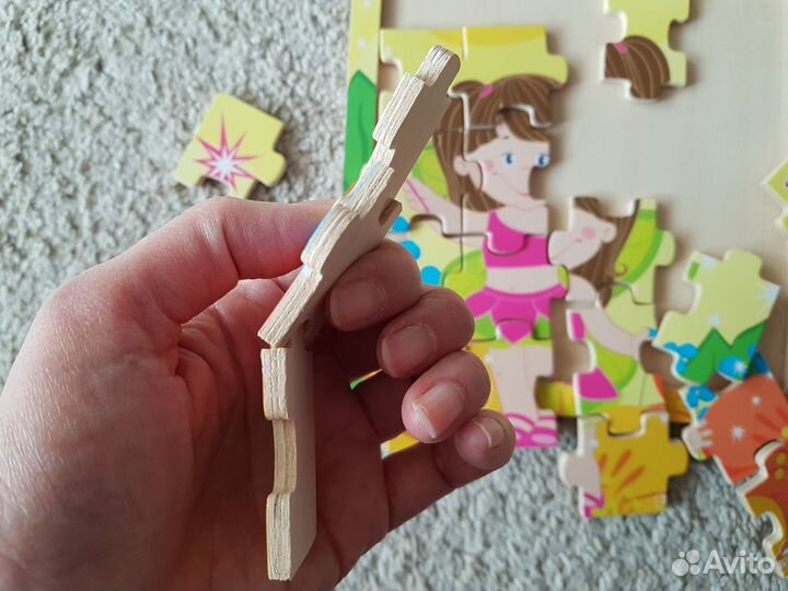 Деревянные пазлы