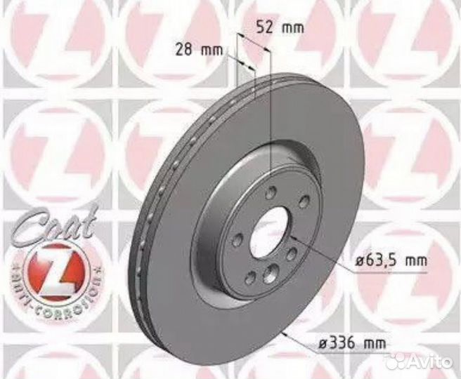 Тормозной диск zimmermann (Циммерман) 610371220