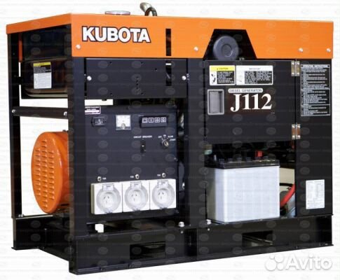 Японский дизельный генератор,Kubota J112