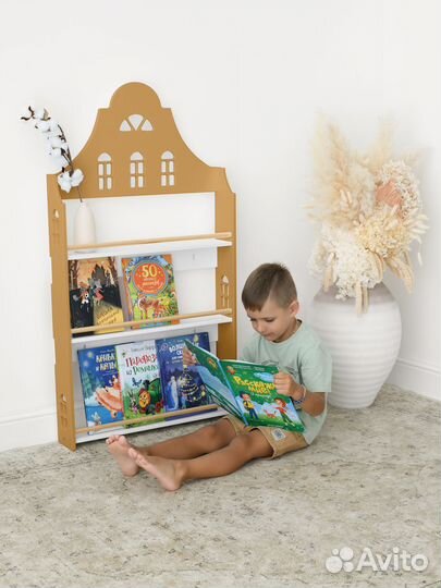 Стеллаж детский для книг 