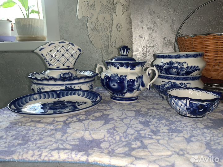 Чайный сервиз гжель