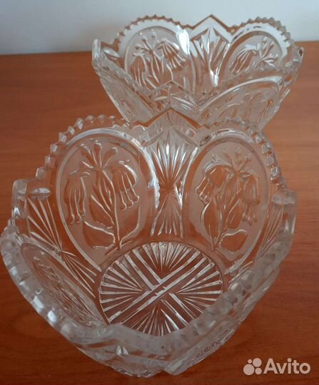 Салатник хрустальный СССР