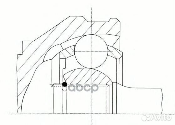 Шарнирный комплект 302261 GKN (Loebro)
