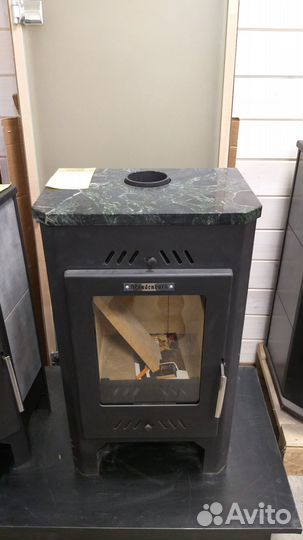 Печь Камин Брандербург в камен. облицовке Змеевик