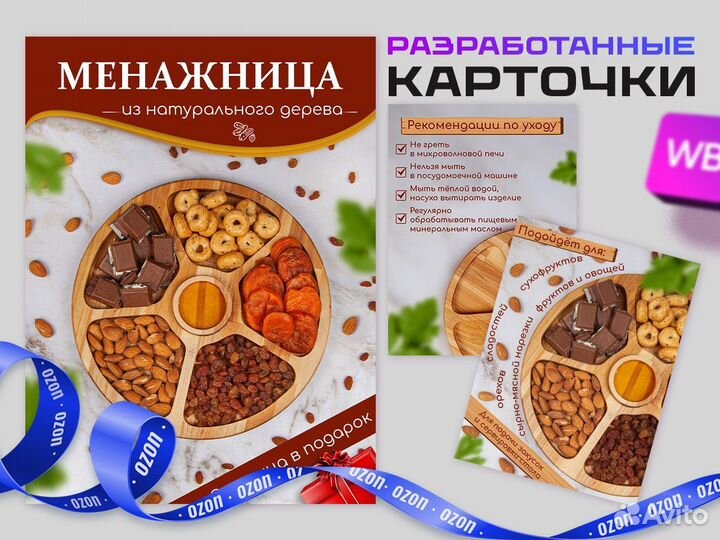 Инфoграфикa для маpкeтплейсов Wildberries, ozon