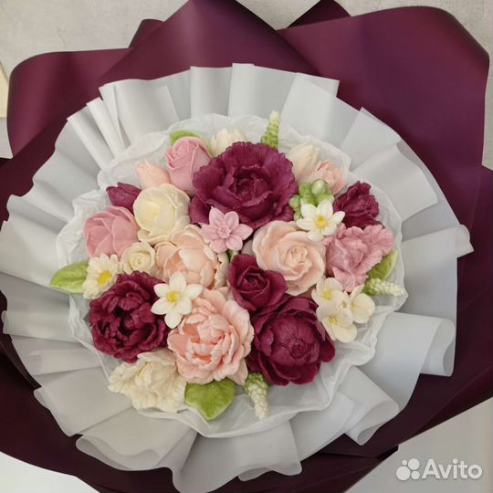 Букеты из зефира