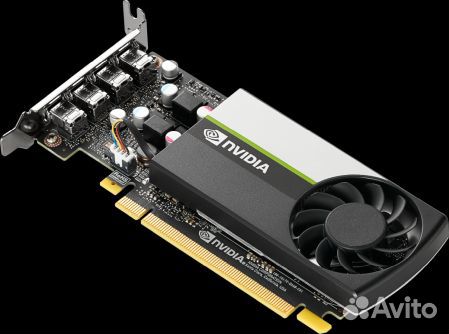 Профессиональная видеокарта VGA PNY nvidia T1000, 8 GB gddr6/128 bit, PCI Express 4.0 x16, 4x mDP