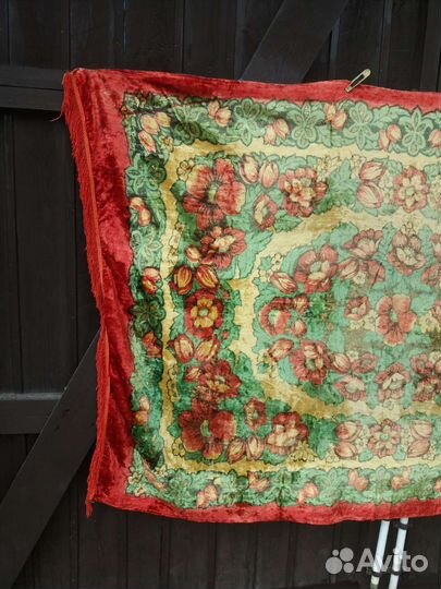 Покрывало-скатерть плюшевое СССР