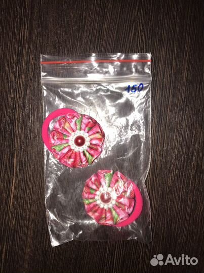 Резиночки для волос ручной работы