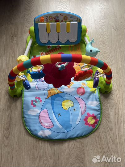 Развивающий коврик для малышей с пианино