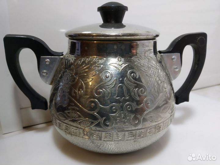 Сахарница металлическая СССР