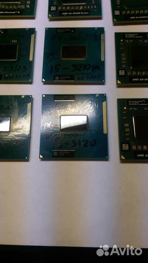 Ноутбучные CPU Intel & AMD (обновляемо) upd. 10.08