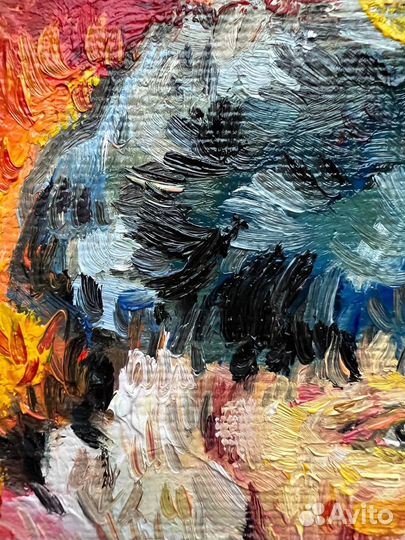 Картина маслом ван гог с трубкой