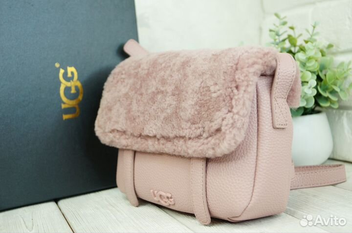 Сумка новая через плечо UGG Bia mini лиловая