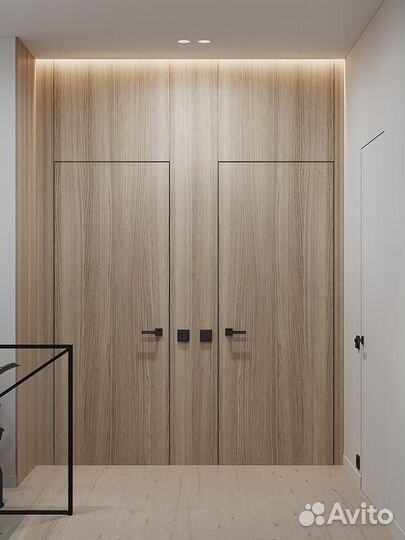 Скрытые межкомнатные двери под покраску