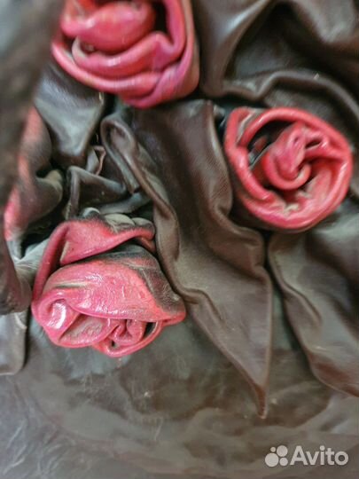 Картина из натуральной кожи