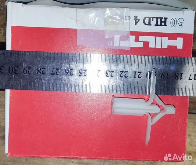 Дюбель бабочка Hilti HLD 4 для гипсокартона