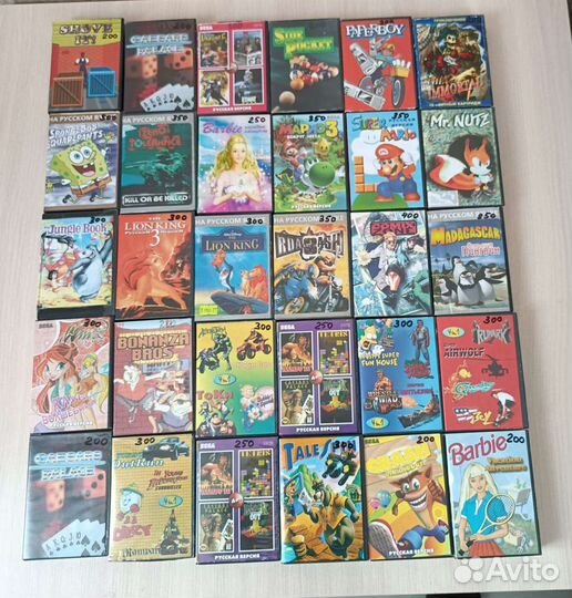 Картридж на sega 16-bit