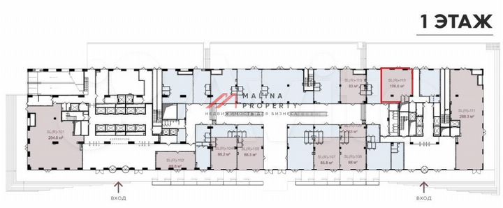 Продам торговое помещение, 107 м²