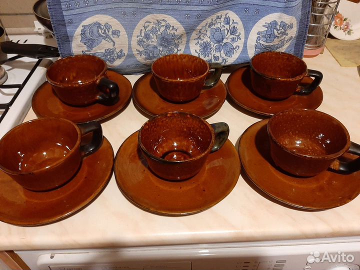 Чайные чашки с блюдцами СССР