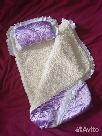 Конверт с подушкой в коляску