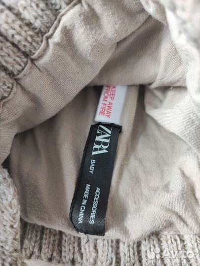 Детская шапка Zara, оригинал, 3-9 месяцев