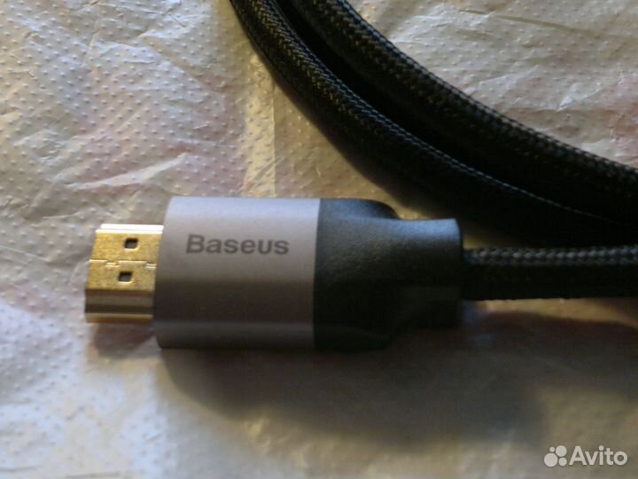 Продаю кабель Baseus hdmi-hdmi, 2м, 1шт. черный