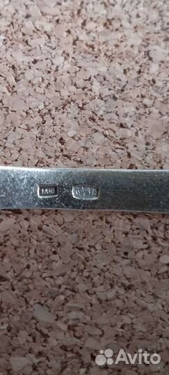 Ложки чайные серебро 875 проба, 6шт