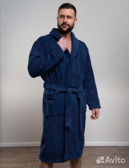 Халат махровый мужской