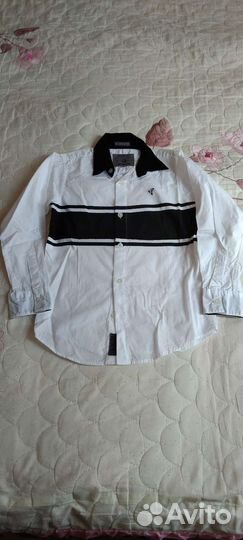 Рубашка белая с черным новая фирмы John Rocha