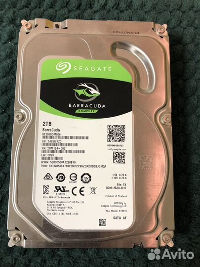 Жесткий диск на 2 тб