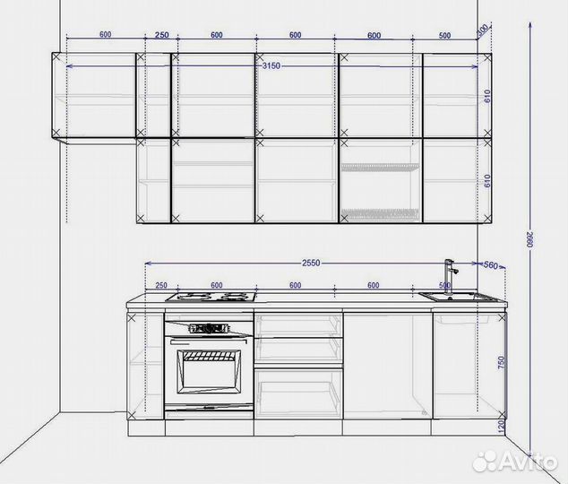 Кухни на заказ