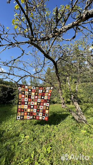 Вязанный плед