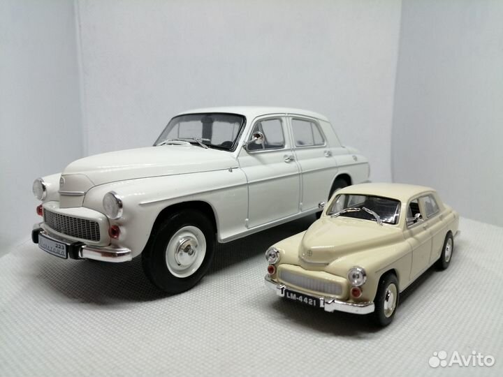 Модель Warszawa 223 в масштабе 1:24