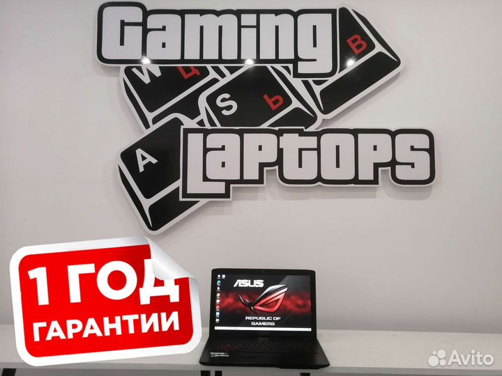 Игровой ноутбук asus ROG i7-gen6/GTX960M 4GB/16GB