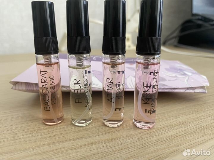 Набор оригинального парфюма, 4 шт по 5 мл