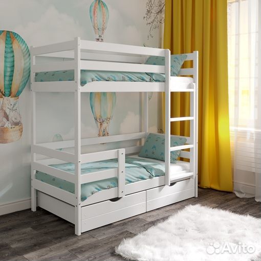 Детская кровать двухъярусная