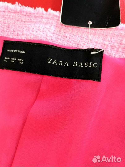 Пальто -жакет летнее, хлопок Zara