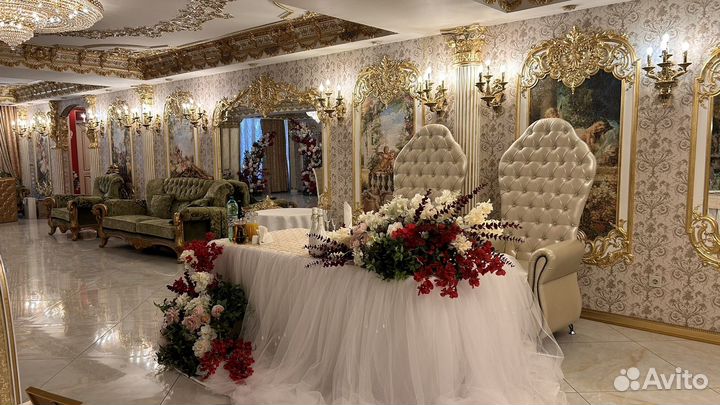 Свадебное оформление зала, банкета