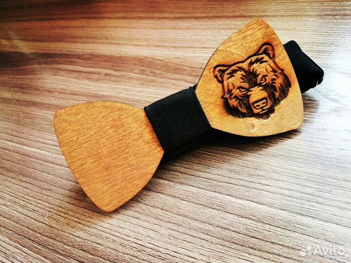 Деревянные галстук-бабочки