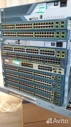 Коммутаторы Cisco 2960, 2800,3750,3800
