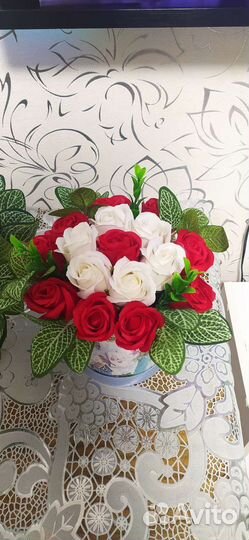 Букет цветов из мыла