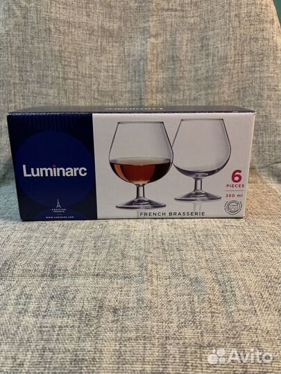 Бокалы для бренди/коньяка, 250 мл, 6 штук