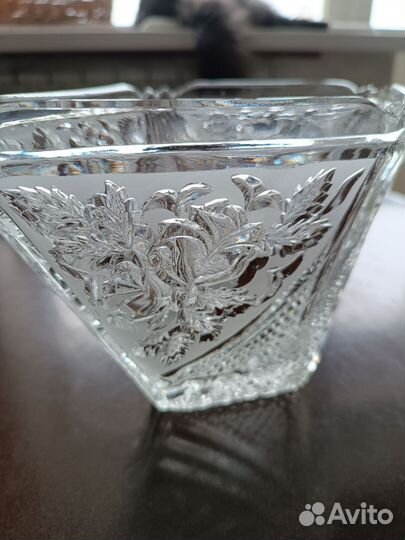 Ваза конфетница хрусталь СССР