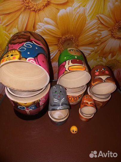 Матрёшки СССР дерево