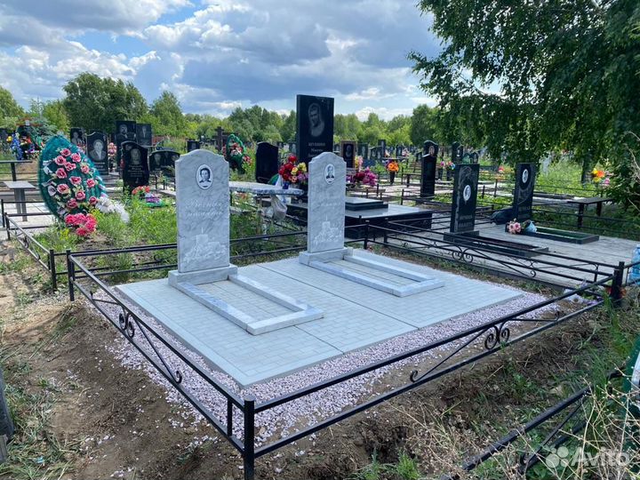 Благоустройство мест захоронения,Памятники