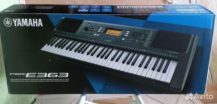 Синтезатор Yamaha PSR-E363 динамические клавиши