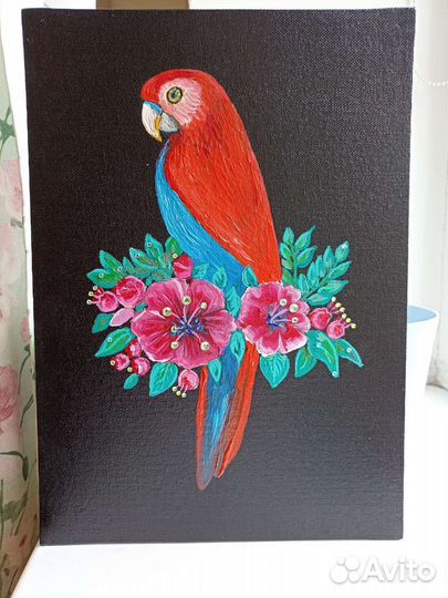 Картина акрилом на холсте